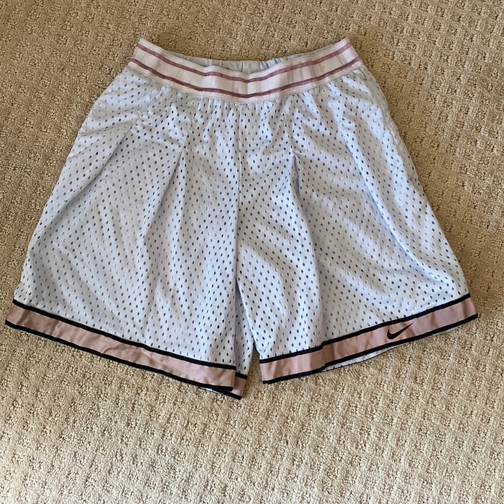 Nike Big Girls White Athletic Gym Shorts